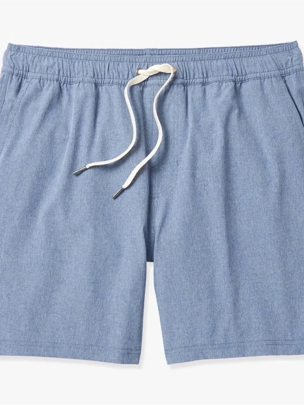 Fair Harbor Light Blue ONE Drawstring Swim Trunks Shorts $78